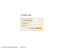 Tablet Screenshot of directum.insi.ru