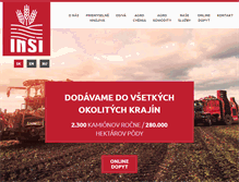 Tablet Screenshot of insi.sk